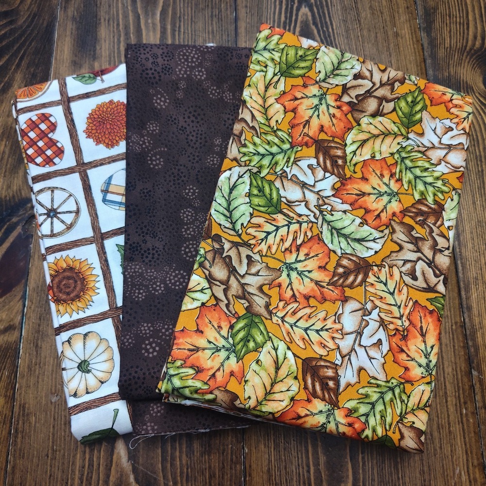 3 Yard Bundle Fabric Sweater Weather Wilmington Essentials Fall Brown Pumpkins